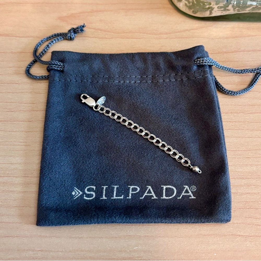 Silpada Sterling Silver 3” necklace extender